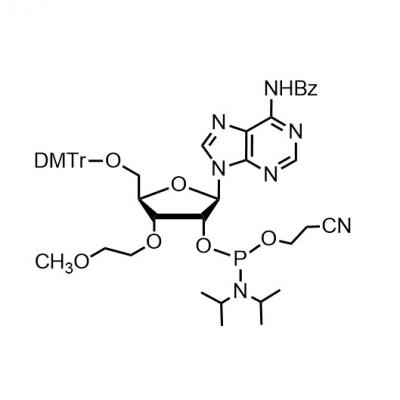 CAS     256224-01-8           3'-O-MOE-A(Bz)-2'-CED-phosphoramidite