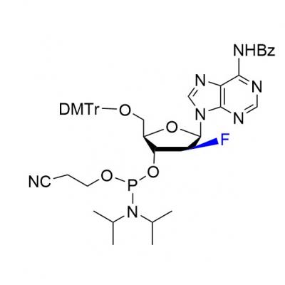 CAS     329187-86-2         	2'-Fluoro-2'-deoxy-ara-A-3'-phosphoramidite