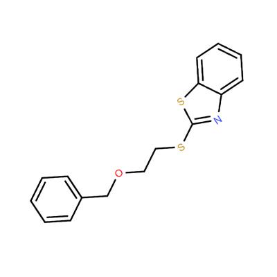CAS   2231105-22-7    Benzothiazole, 2-[[2-(phenylmethoxy)ethyl]thio]-