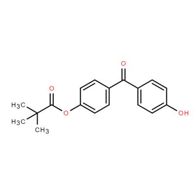 CAS  114031-67-3    4-HYDROXY-4'-(TRIMETHYLACETOXY)BENZOPHENONE