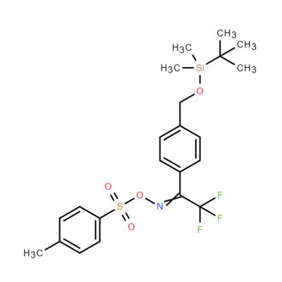 CAS    87736-80-9       1-[4-[[[(1,1-DiMethylethyl)diMethylsilyl]oxy]Methyl]phenyl]-2,2,2-trifluoro-ethanone O-[(4-Methylphenyl)sulfonyl]oxiMe