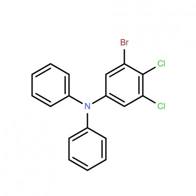 CAS    2307629-51-0     Benzenamine, 3-bromo-4,5-dichloro-N,N-diphenyl-