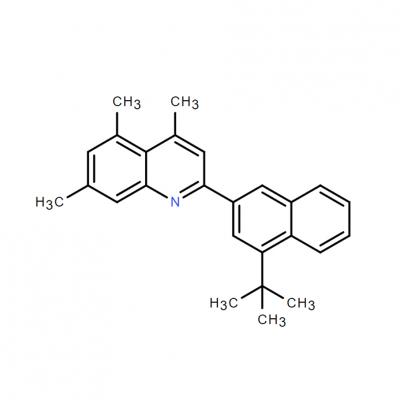 CAS     2217657-18-4      2-(4-(tert-butyl)naphthalen-2-yl)-4,5,7-trimethylquinoline
