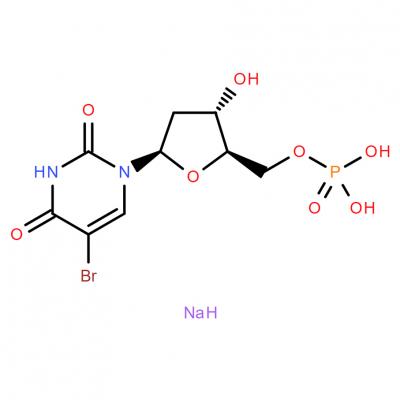 CAS     51432-32-7    	5-Bromo-2'-deoxy-5'-uridylic acid disodium salt