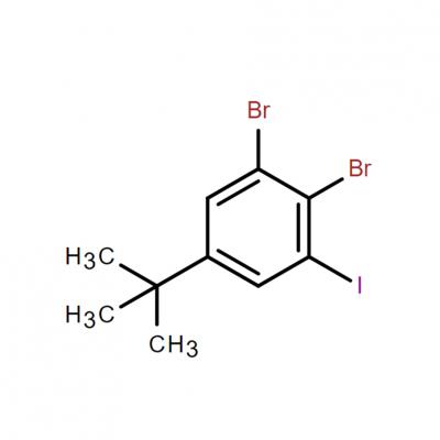 CAS    2803656-72-4    	Benzene, 1,2-dibromo-5-(1,1-dimethylethyl)-3-iodo-