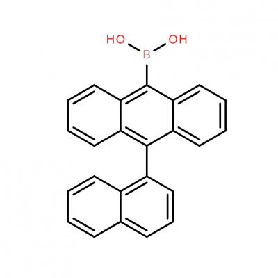 CAS    400607-46-7    [10-(1-Naphthalenyl)-9-anthracenyl]boronic acid