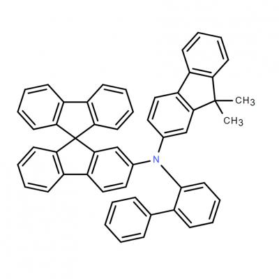 CAS    1364603-07-5     N-[1,1'-Biphenyl]-2-yl-N-(9,9-dimethyl-9H-fluoren-2-yl)-9,9'-spirobi[9H-fluoren]-2-amine