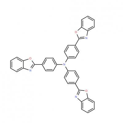 CAS     2396721-32-5    Benzenamine, 4-(2-benzoxazolyl)-N,N-bis[4-(2-benzoxazolyl)phenyl]-