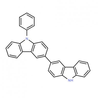 CAS     1060735-14-9   	9-Phenyl-9H,9'H-[3,3']bicarbazolyl