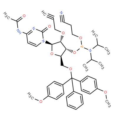 CAS   1498305-51-3    N4-Acetyl-5'-O-DMT-2'-O-propynylcytidine 3'-CE phosphoramidite