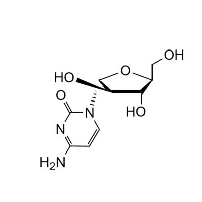 CAS   16033-23-1    2(1H)-Pyrimidinone, 4-amino-1-α-L-arabinofuranosyl-
