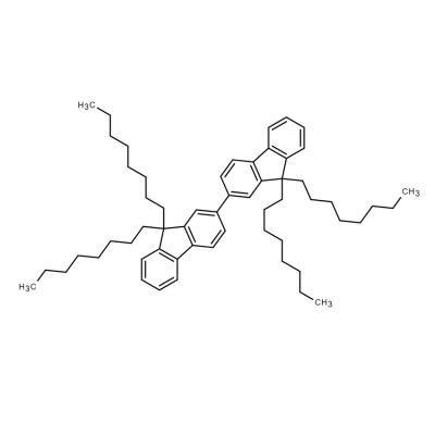 CAS     302554-79-6    9,9,9',9'-tetraoctyl-9H,9'H-2,2'-bifluorene