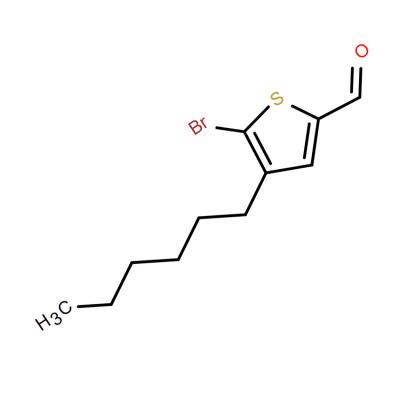 CAS     291535-21-2    2-Bromo-3-hexyl-5-formylthiophene