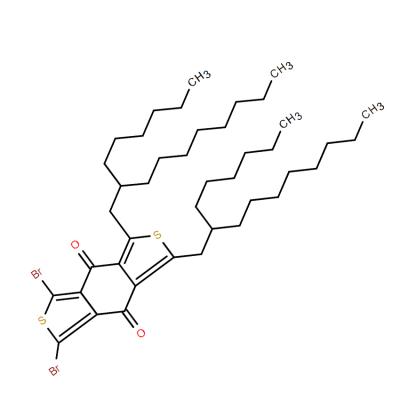 CAS     2093197-87-4    1,3-Dibromo-5,7-bis-(2-hexyldecyl)-2,6-dithia-s-indacene-4,8-dione