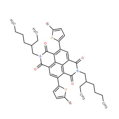 CAS   1320282-67-4     2,7-bis(2-ethylhexyl)-4,9-di(thiophen-2-yl)benzo[lmn][3,8]phenanthroline-1,3,6,8(2H,7H)-tetraone