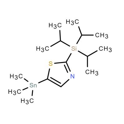 CAS 1005196-16-6   2-(Triisopropylsilyl)-5-(trimethylstannyl)thiazole