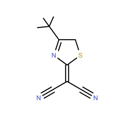 CAS   1454712-08-3    Propanedinitrile, 2-[4-(1,1-dimethylethyl)-2(5H)-thiazolylidene]-