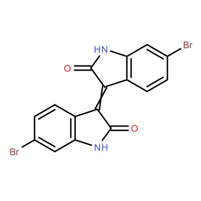 CAS     1147124-21-7     (E)-6,6'-dibromo-[3,3'-biindolinylidene]-2,2'-dione