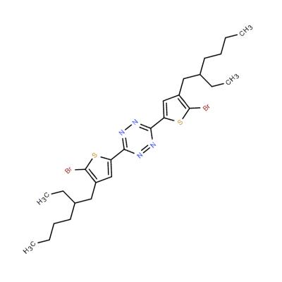CAS   1260224-09-6    3,6-bis(5-broMo-4-(2-ethylhexyl)thiophen-2-yl)-1,2,4,5-tetrazine