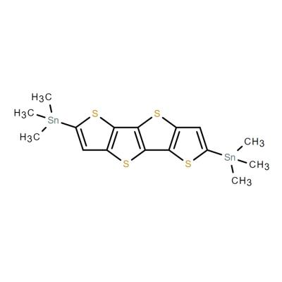 CAS   1372553-45-1   	IN1588, 2,6-Bis(trimethylstannyl)thieno[2',3':4,5]thieno[3,2-b]thieno[2,3-d]thiophene