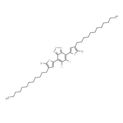 CAS    1373834-88-8   IN1606, 4,7-Bis(5-bromo-4-dodecylthiophen-2-yl)-5,6-difluorobenzo[c][1,2,5]thiadiazole