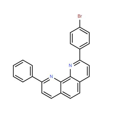CAS    197442-25-4   1,10-Phenanthroline, 2-(4-bromophenyl)-9-phenyl-