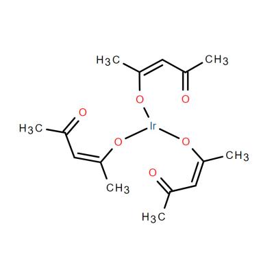 CAS   15635-87-7    Iridium(III) acetylacetonate