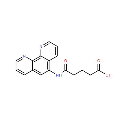 CAS  163628-20-4    5-(1,10-Phenanthroline-5-ylaMino)-5-oxopentanoic acid
