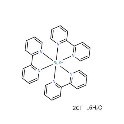 CAS   50525-27-4    	TRIS(2,2'-BIPYRIDYL)RUTHENIUM(II) CHLORIDE HEXAHYDRATE