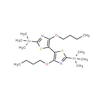 CAS   2432086-16-1    5,5'-Bithiazole, 4,4'-dibutoxy-2,2'-bis(trimethylstannyl)-