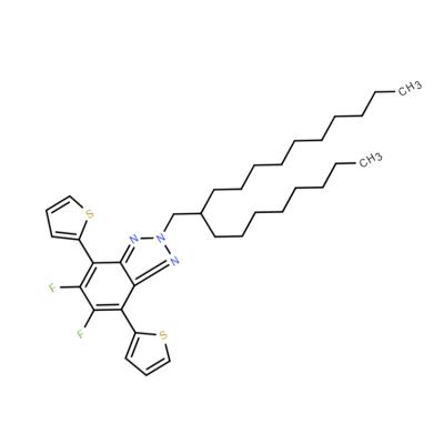 CAS    2413771-45-4    IN1416, 5,6-Difluoro-2-(2-octyldodecyl)-4,7-di(thiophen-2-yl)-2H-benzo[d][1,2,3]triazole