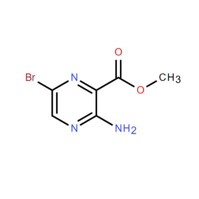 CAS    6966-01-4     Methyl 3-amino-6-bromopyrazine-2-carboxylate