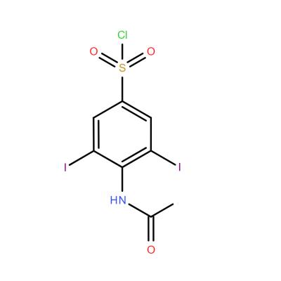 CAS   2707576-99-4   3,5-diiodo-4-nitrobenzenesulfonyl chloride