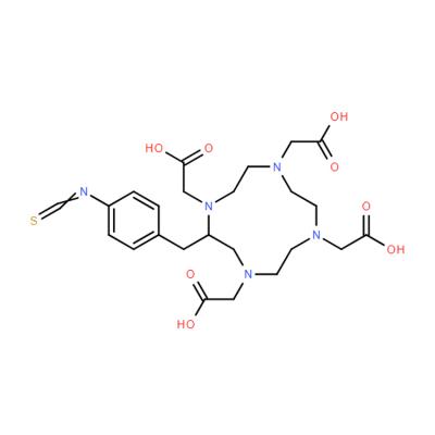 CAS   127985-74-4   1,4,7,10-Tetraazacyclododecane-1,4,7,10-tetraacetic acid, 2-[(4-isothiocyanatophenyl)methyl]-